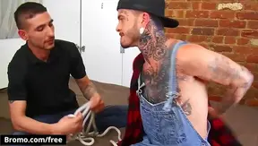 Begging for More: Bound Sub Devours Thick Cock in Raw BDSM Session – GayPornX 18+