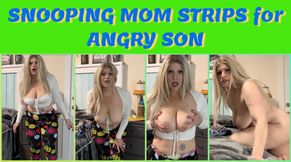 MOM CAUGHT SNOOPING STRIPS for ANGRY SON