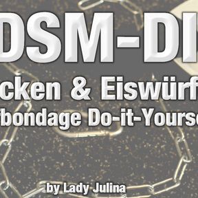 BDSM-DIY: Exciting selfbondage with socks and ice cubes