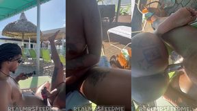 sex at the nudist resort rooftop