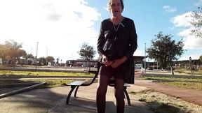 sounding dildo outdoors 4