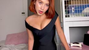 Elegant lady takes all your money