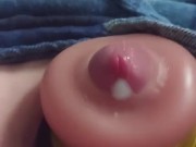 Cumming with my Fleshlight Quickshot STU