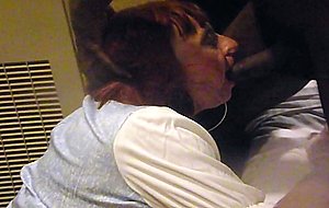 Sucking masters black cock