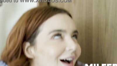 Busty MILF Natasha Nice Caught Her MILF's Best Friend Fucking her Stepson