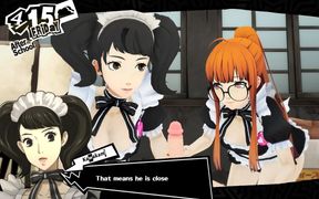 Futaba Kawakami Double Handjob - Persona 5