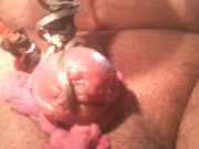 Painful electro torture my tiny penis head