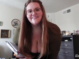 After hours with big beautiful woman coach POV oral-job and sex