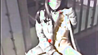 Chinese Crossdresser Ejaculates Outside