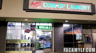 Eva Nyx and petite Christie Stevens meet up with Nick Strokes in a steamy laundromat encounter