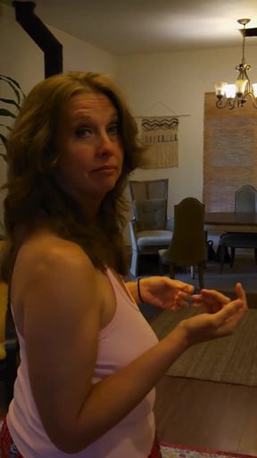 Jaw-dropping moment from &quot;A Sexy Mature MILF Tries a Dating App Only to Meet a Young Man For Her Past - The Dating App&quot;