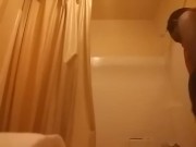Indian Transgender about to take shower