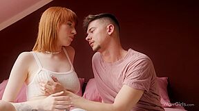 Very Horny Girl Lilly Mays Letting Her Lover Fuck Her