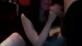 Just pounding my lovely brunette girlfriend on webcam