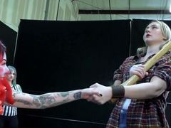 Tickle Wrestling Entertainment: Paula Bunion vs Punchy the