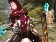 skyrim The estrus caught the latex Taimanin 2