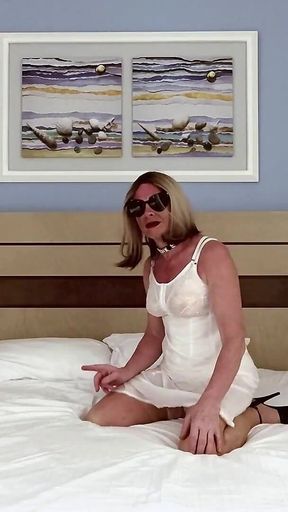 Sissy Slut Michelle Ernandes Fun in Hurghada Hotel on a Business Trip, First Scene