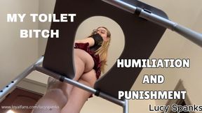 New Chair for Toilet Bitch Training Mean Girl Femdom POV Humiliation Lucy Spanks Slave Training Ass Worship