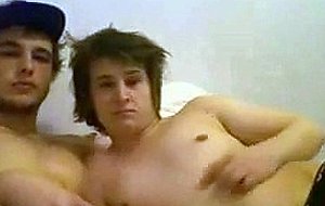 Lucky twink and his big dick boyfriend