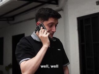 The Tenant Can't Pay the Rent, So That babe Pays the Landlord with Her Pink, Coupled Twat
