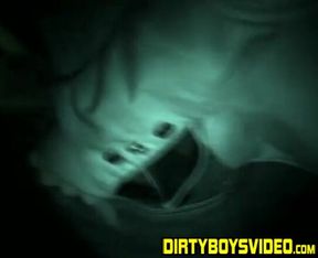 Amateur filmed while jacking off in the middle of the night