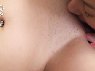 See those two Teens Slobber All Over A Large 8 Inch Jock