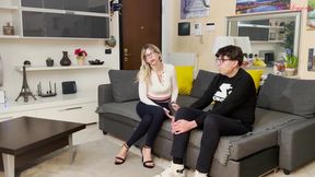 Stepmom in Financial Difficulty Resigns Herself to Satisfy the Perverse Desires of Her Cheeky Stepson