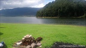 En la represa del Neusa cerca a Bogotá