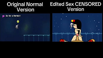 Side Of The Difference of Rhythm Heaven Fever (Original Normal Version VS  Sex CENSORED version