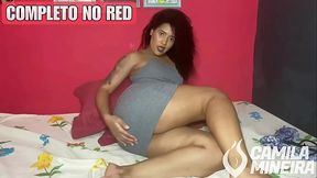 Que Morena Safada Ficou S&oacute_ De Saia e SEM CALCINHA e ainda pede pra Gozar na boca