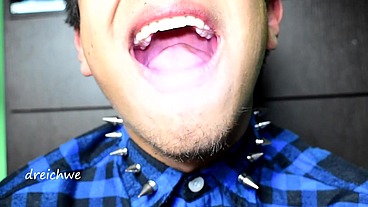 Eating rubber worms