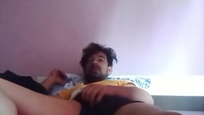 Moms friend witnessing boys orgasm