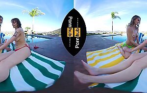 VR 180 - Rebecca VanGaurd and Kyler Quinn Are Friends Who Fuck Together