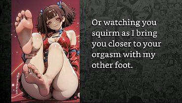 [FayGrey] [Mumei makes you worship her feet and turns you into her permanent foot slave] (Joi Gentle Humiliation Footjob FeetWorship PetPlay Degradation)
