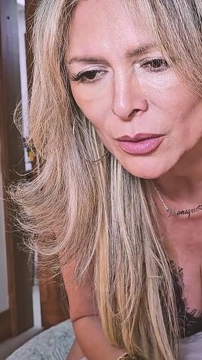Mature Stepmother Is Filmed by Her Stepson While He Fucks Her - Monique Fuentes & Milan POV