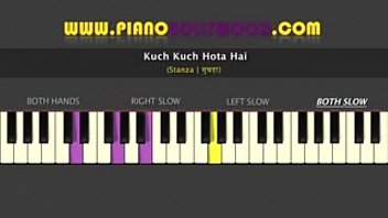 Kuch-Kuch-Hota-Hai-Easy-PIANO-TUTORIAL-Stanza-Both-Hands-Slow -