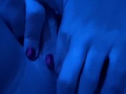 Underwater CREAM Masturbation... Watch CLOSELY