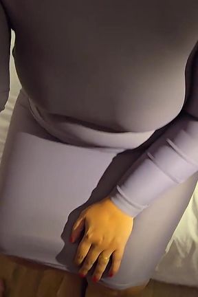 Husband Cums on Her Dress