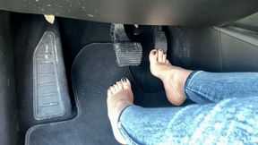 Mistress Sofi - Pedal Pumping In Socks and Bare Feet (MP4 HD 1080p)