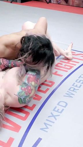 Channy Crossfire Vs Kaiia Eve Female Wrestling