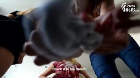 POV doormat for 3 stomping girls
