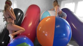 hot inflatable room deflating