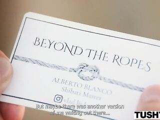 TUSHY Voluptuous Angel Reina Ohara Gapes Her Perfect Petite Booty Wide Open