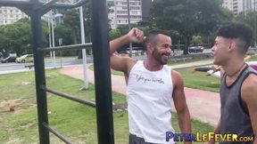 Muscular Marcello Wiliam is amazed of how hung Hanry Onlyjapa is