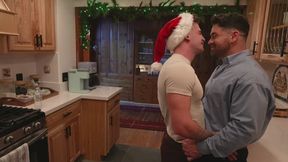 Trevor Brooks & Beau Butler Bareback Christmas Reunion - Exes Flip-Fuck Under the Tree
