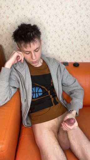 18-year-old's Creamy Dick Burst