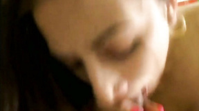 Sexy Girl Titfuck & Blowjob Casting