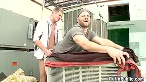 Seth Michaels And Corey Rezzon - Teaches Cutie A Naughty Lesson On Blowjobs Outside Campus