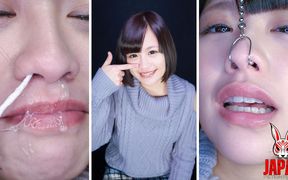 A Japanese Teen's Nose Fetish Odyssey. Moe Hazuki