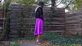 Woman clogged and aroused